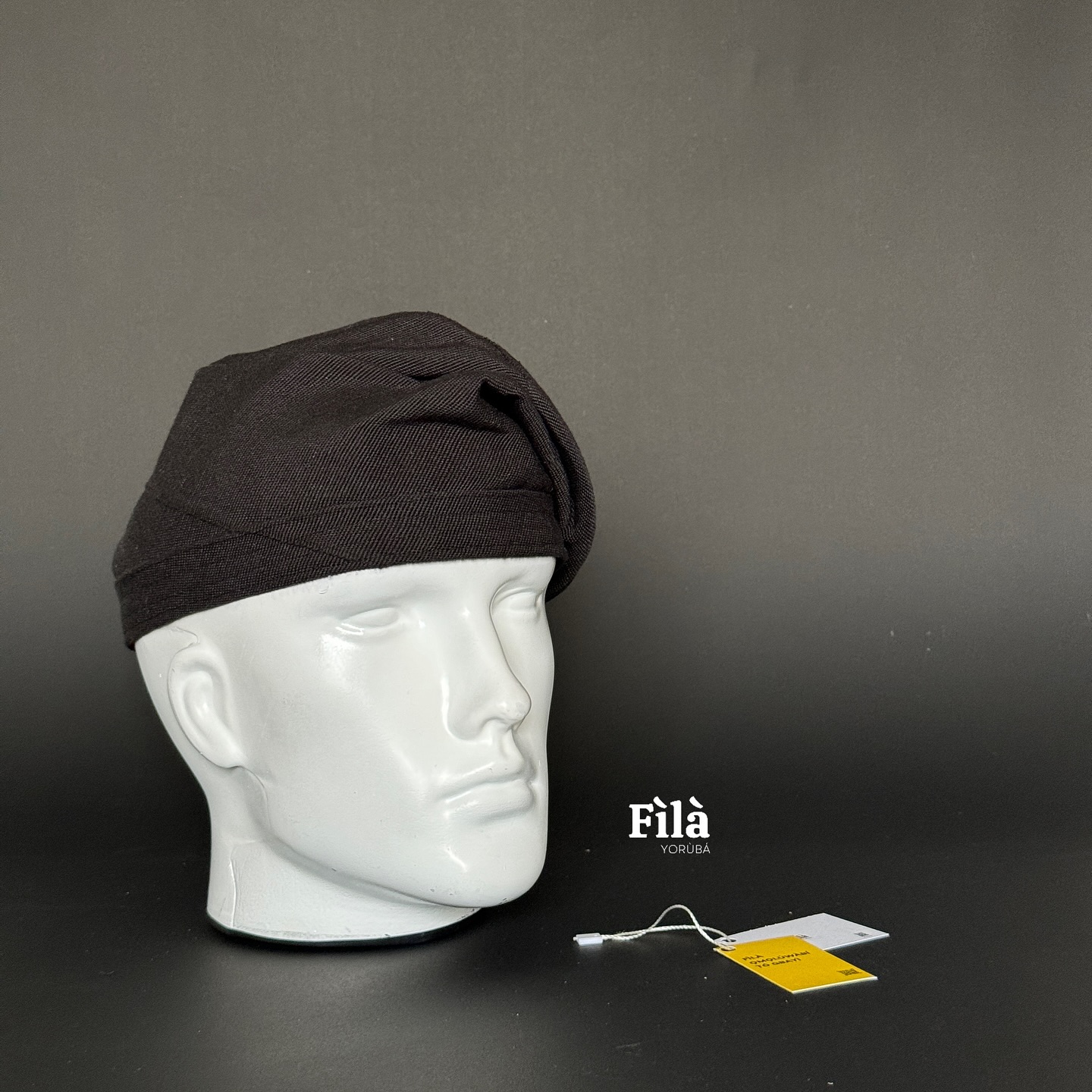Black Fitted Cap